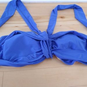 XXL Thyme maternity bikini 👙 top royal blue electric blue like new